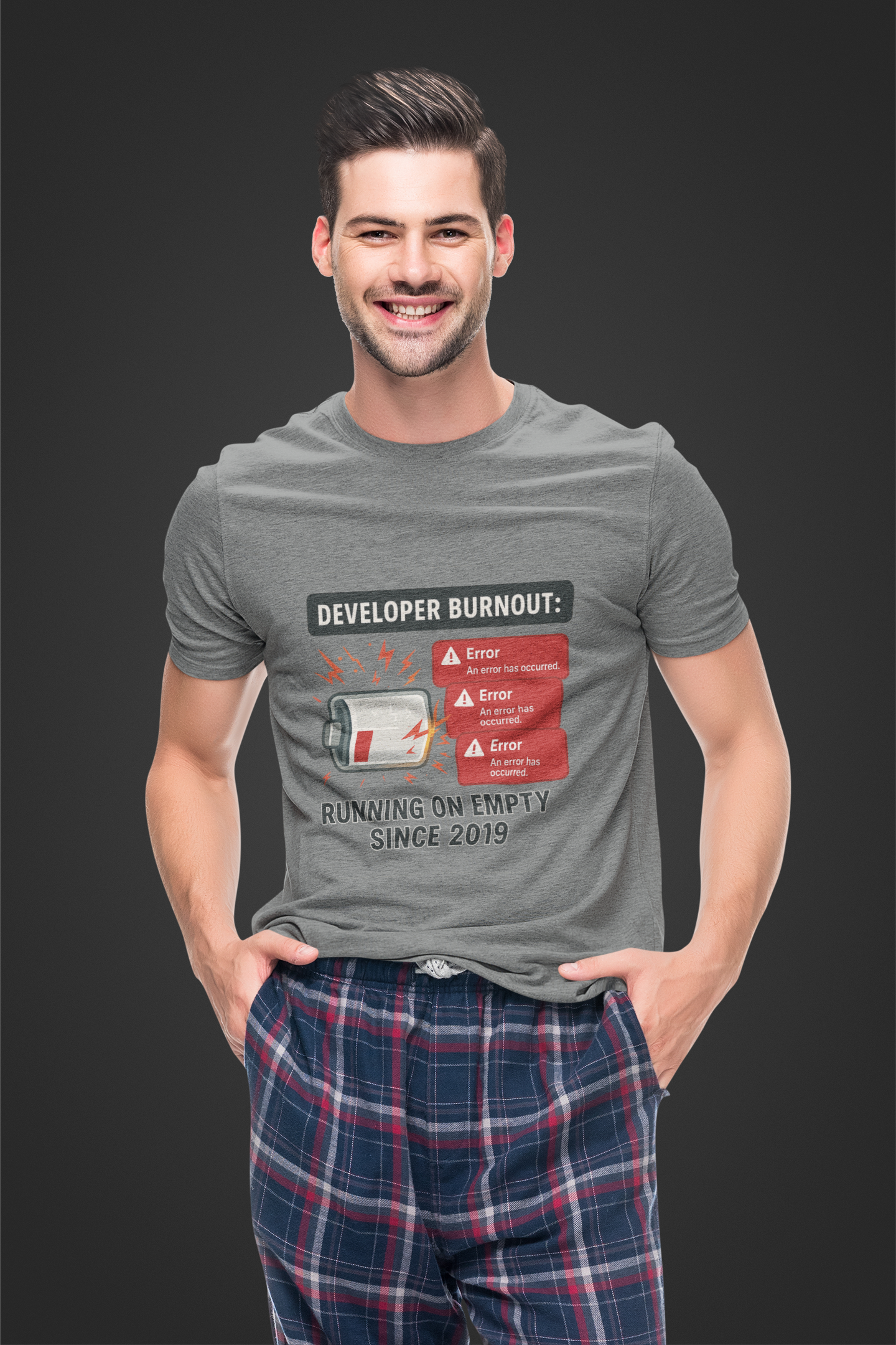 Developer Burnout T-Shirt, Funny Programmer Gift, Geek Humor Tee, Software Engineer Apparel, Techie Shirt, Softstyle Unisex Tee