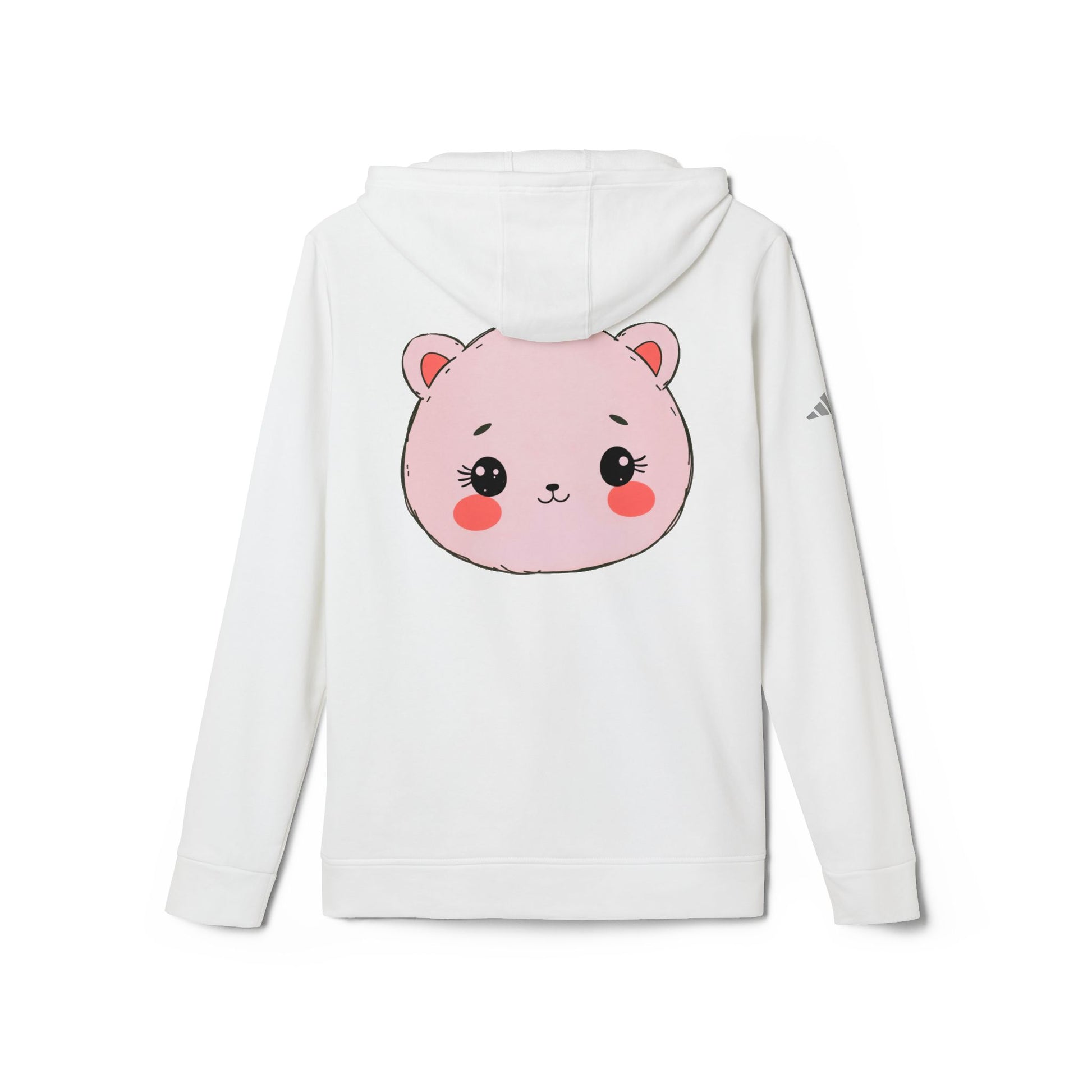 ADIDAS - FFOG Cute Bear Graphic Hoodie, Unisex Fleece Sweatshirt, Cozy Gift, Casual Wear, Everyday Comfort, Adorable Style