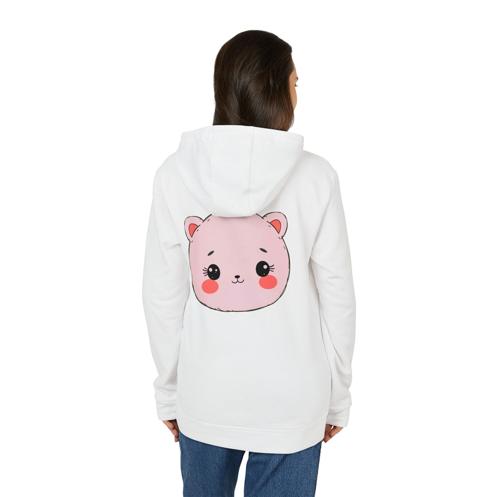 ADIDAS - FFOG Cute Bear Graphic Hoodie, Unisex Fleece Sweatshirt, Cozy Gift, Casual Wear, Everyday Comfort, Adorable Style