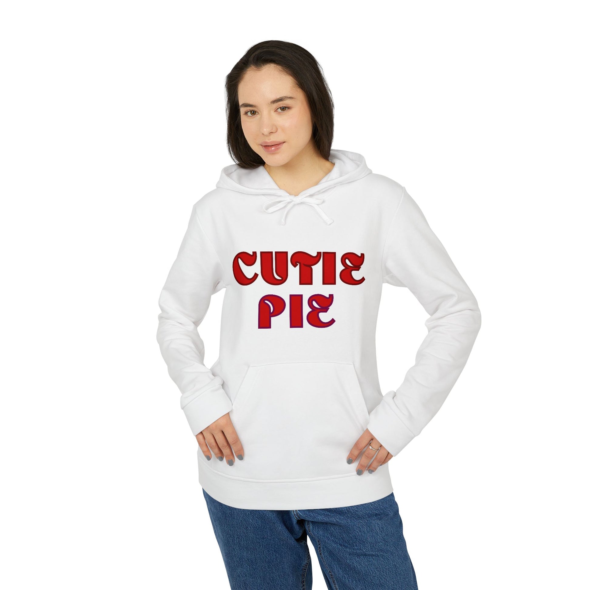 ADIDAS - FFOG Cute Bear Graphic Hoodie, Unisex Fleece Sweatshirt, Cozy Gift, Casual Wear, Everyday Comfort, Adorable Style