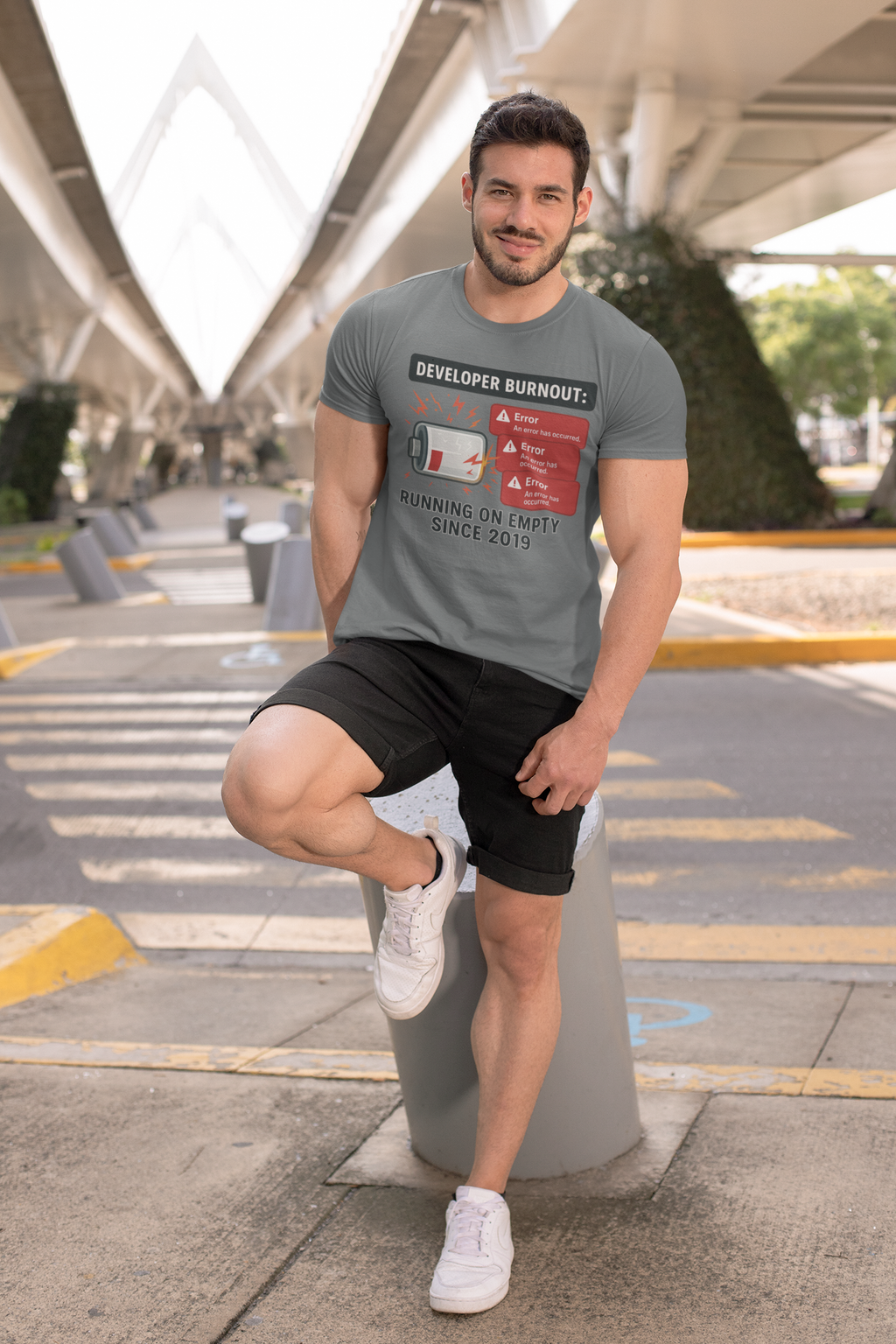 Developer Burnout T-Shirt, Funny Programmer Gift, Geek Humor Tee, Software Engineer Apparel, Techie Shirt, Softstyle Unisex Tee
