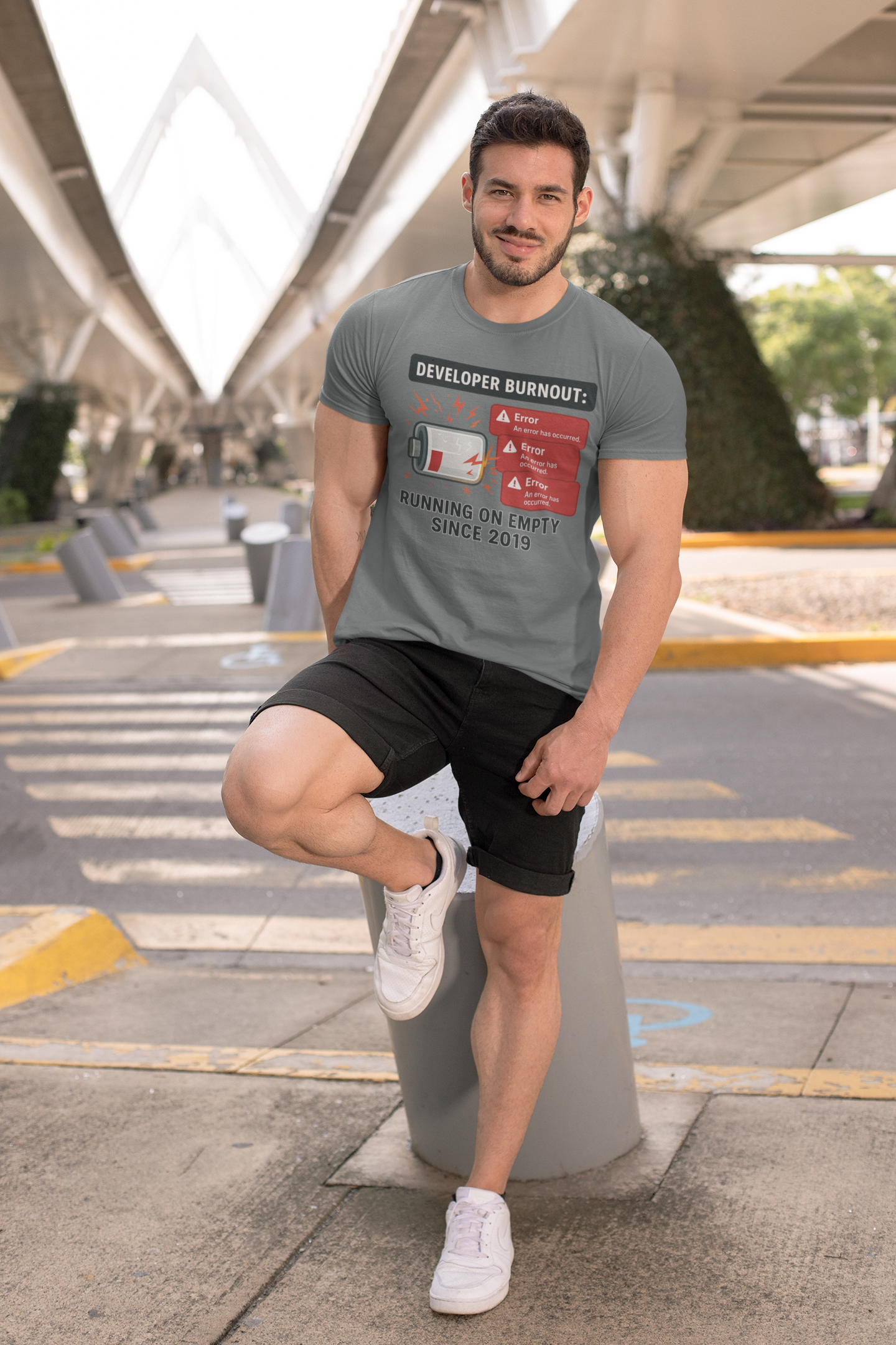Developer Burnout T-Shirt, Funny Programmer Gift, Geek Humor Tee, Software Engineer Apparel, Techie Shirt, Softstyle Unisex Tee