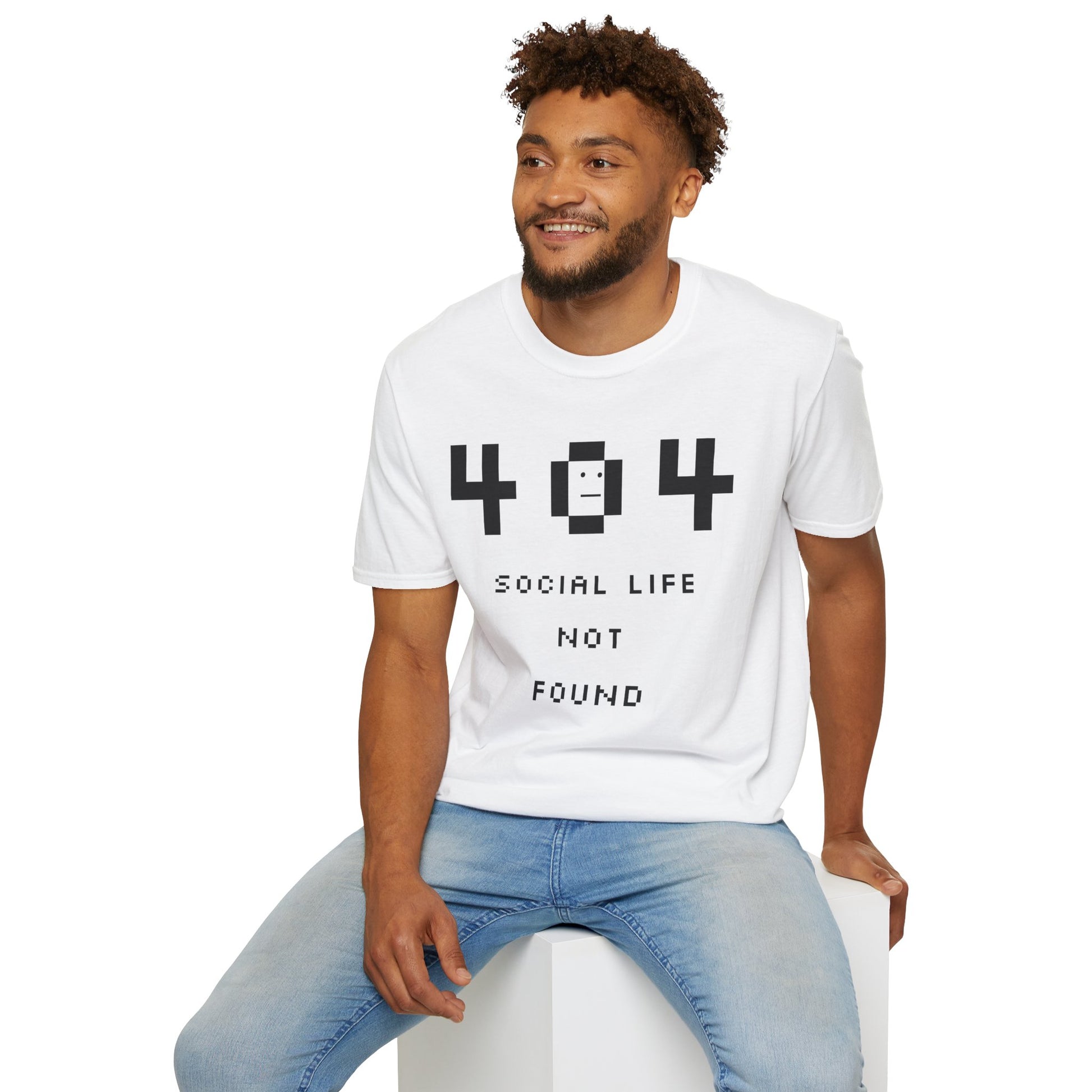 Copy of 404 Social Life Not Found T-Shirt | Funny Graphic Tee, Unisex Casual Wear, Gamer Gift, Quirky Humor Shirt, Birthday Present